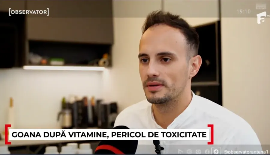 Fabius Antal la Observator, Antena 1: Goana după vitamine, pericol de toxicitate